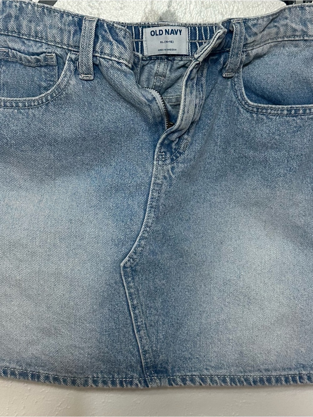 Old Navy Light Blue Denim Skirt